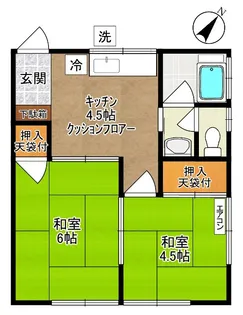 太田ハイツ【2階】の間取り