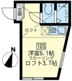 ユナイト金沢八景セシル・パウエル【1階】の間取り