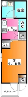 ADVANCE MISHIMA【3階】の間取り
