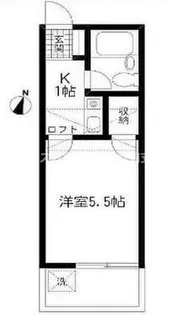 ヒルトップ井土ヶ谷【1階】の間取り