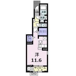 ステラはなまき【1階】の間取り
