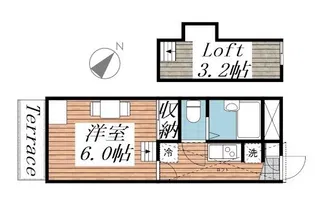 常陸多賀レジデンス【1階】の間取り