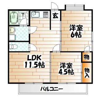 ベスト興産ビル【5階】の間取り