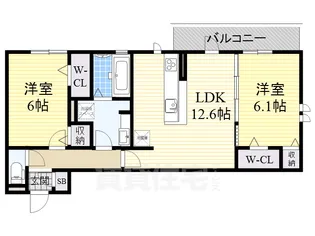 Lumeto【1階】の間取り