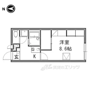 レオパレスIKARUGA【2階】の間取り
