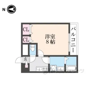 ドムス寝屋川【2階】の間取り