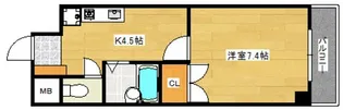 サンシャインみつる【3階】の間取り