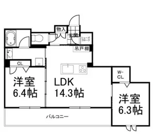 ShaMaisonFelicia【1階】の間取り