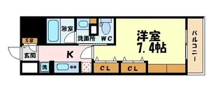 フレールコート東別院【10階】の間取り