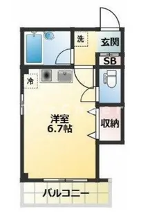 MESII【4階】の間取り