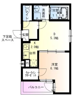 フジパレス守口日吉町【1階】の間取り