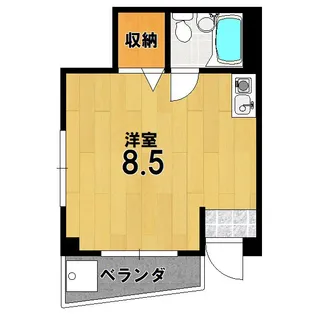増田ハイツ【1階】の間取り