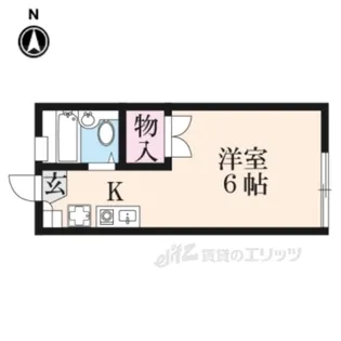レオパレス法華寺【1階】の間取り