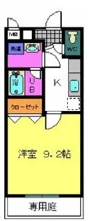 フジパレス初芝ノース【1階】の間取り