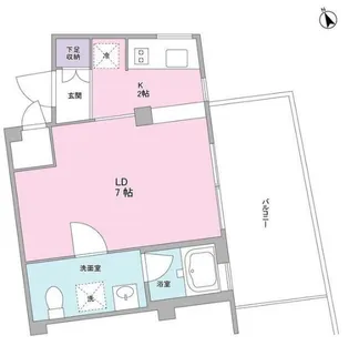 ソヨカゼテラス永福町【5階】の間取り