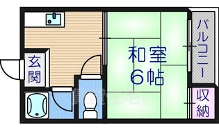 メゾン文の里【1階】の間取り