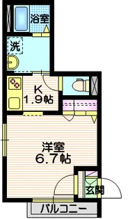 松陰・MY【3階】の間取り