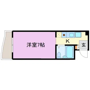 オーベスト華洛【4階】の間取り