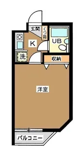 Yフラッツ千駄ヶ谷【2階】の間取り