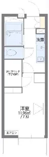 レオパレス小関【4階】の間取り