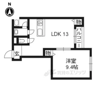 キルトハウス【2階】の間取り