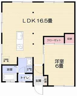 ハイツスバル【2階】の間取り