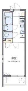 クレイノサクシード所沢【1階】の間取り