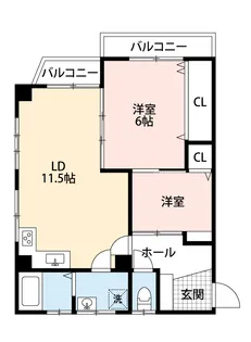 MEISINビル【2階】の間取り