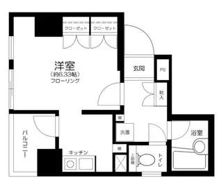 アピス三軒茶屋【3階】の間取り