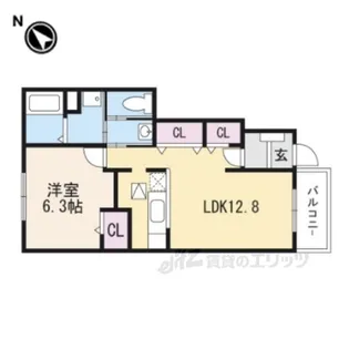 グレイスフル2【2階】の間取り