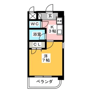 メゾンルミエール【3階】の間取り