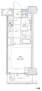 ロアール武蔵新城【2階】の間取り