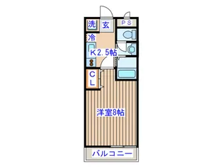 ヴィラ青葉【2階】の間取り