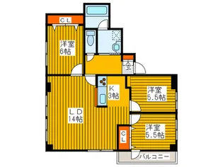 琴似NKビル【3階】の間取り