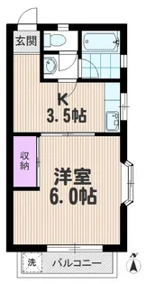 エルセリート中浦和II【2階】の間取り