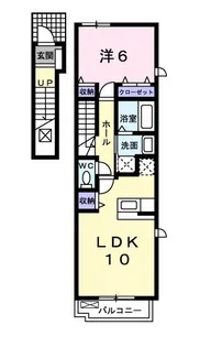 ベル・イーストII【2階】の間取り