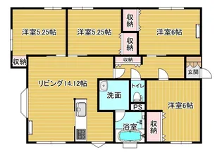 ビューパレス白金【6階】の間取り