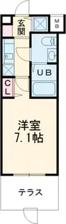 ガーラプレイス八幡山壱番館【1階】の間取り