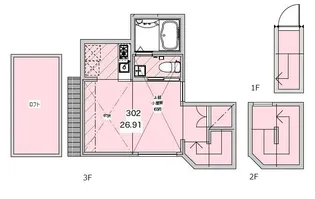 Grande House 赤羽 West【3階】の間取り