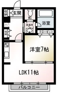 蕪木ビル【6階】の間取り