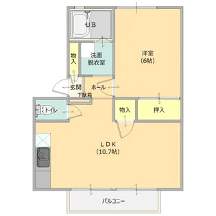 サンパーク【2階】の間取り