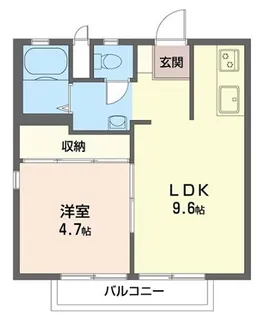 ボンエルフ【2階】の間取り