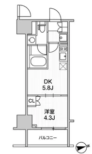 レジデンシャル町屋【2階】の間取り