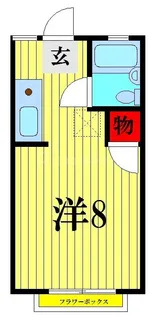 ペガサス東棟【1階】の間取り