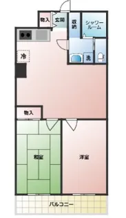 ビラカーサ五番町【6階】の間取り