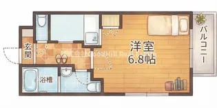 カスターニャ三国本町【3階】の間取り