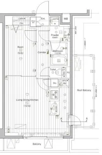 PREMIUM CUBE G 北新宿DEUX【4階】の間取り