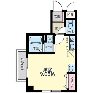 ベルカーサ【2階】の間取り