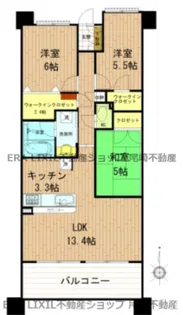 ルネ新白岡駅前【5階】の間取り