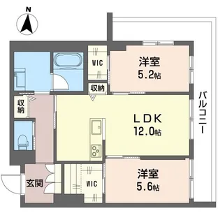 ラパン ド フォレ【3階】の間取り